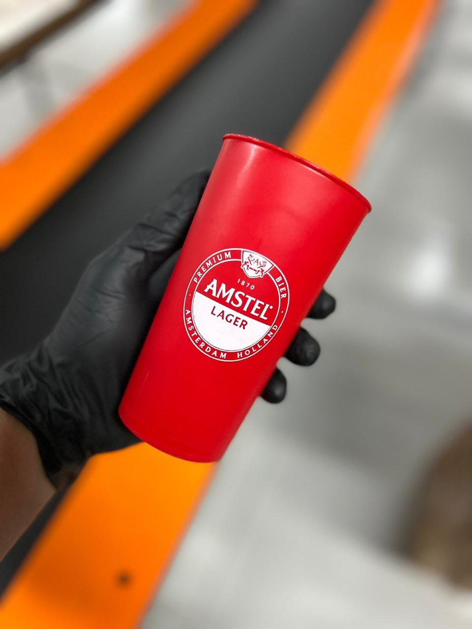 Copo Eco vermelho personalizado